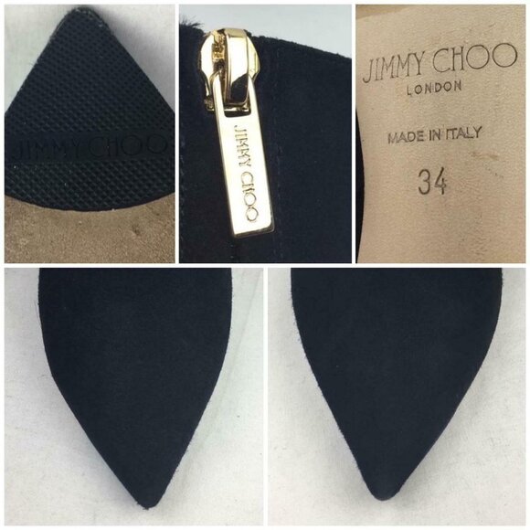 JIMMY CHOO Helaine Pointy Toe Bootie sz 4 - Picture 8 of 12